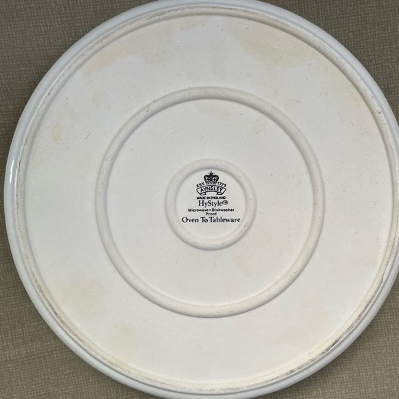 John Aynsley cottage garden 8” quiche oven to table dish. - Picture 2 of 6